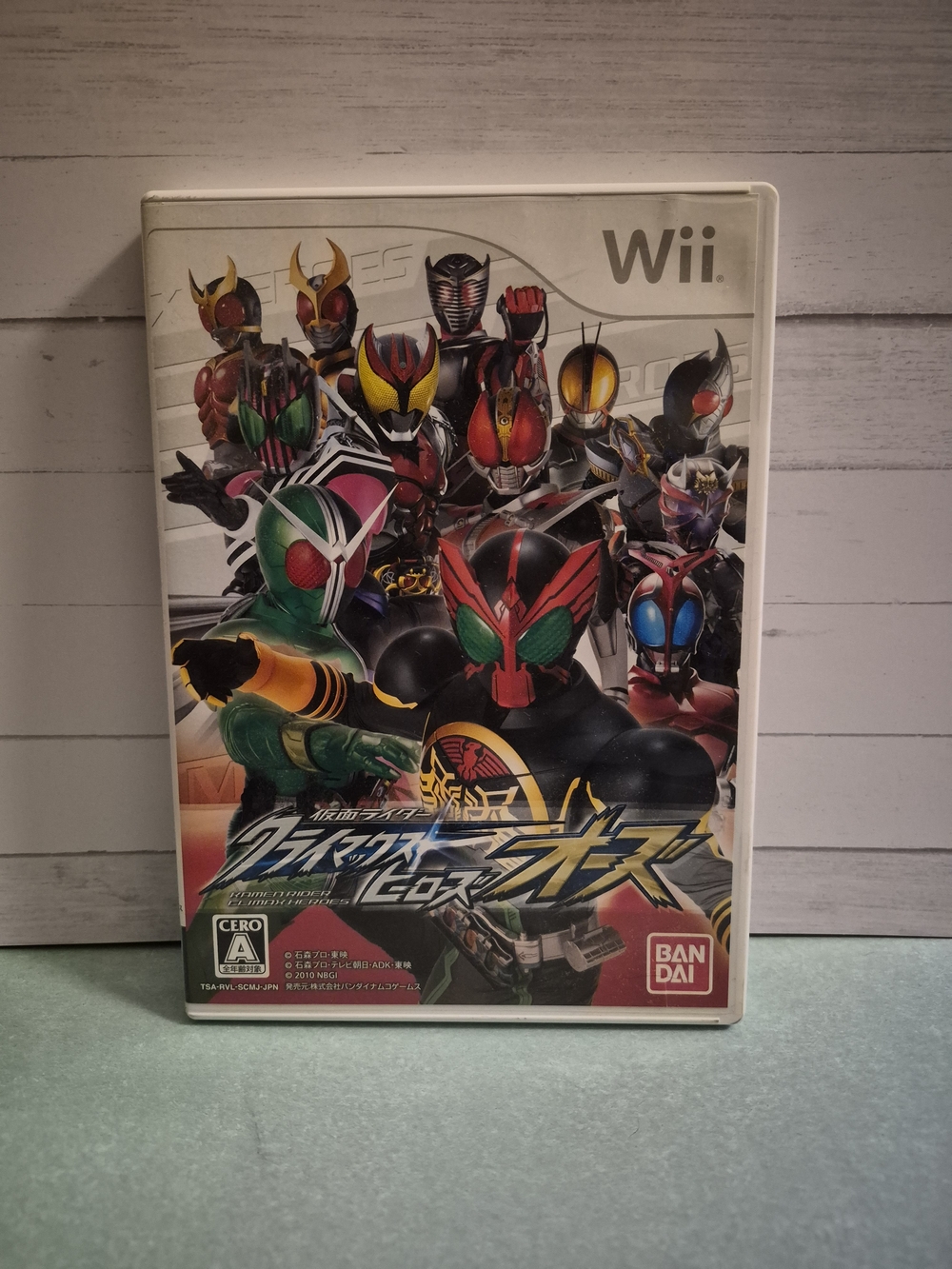 Kamen Rider Fighters Wii Video Game - White Case
